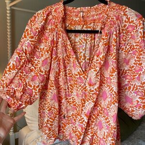 Free people 100% cotton blouse